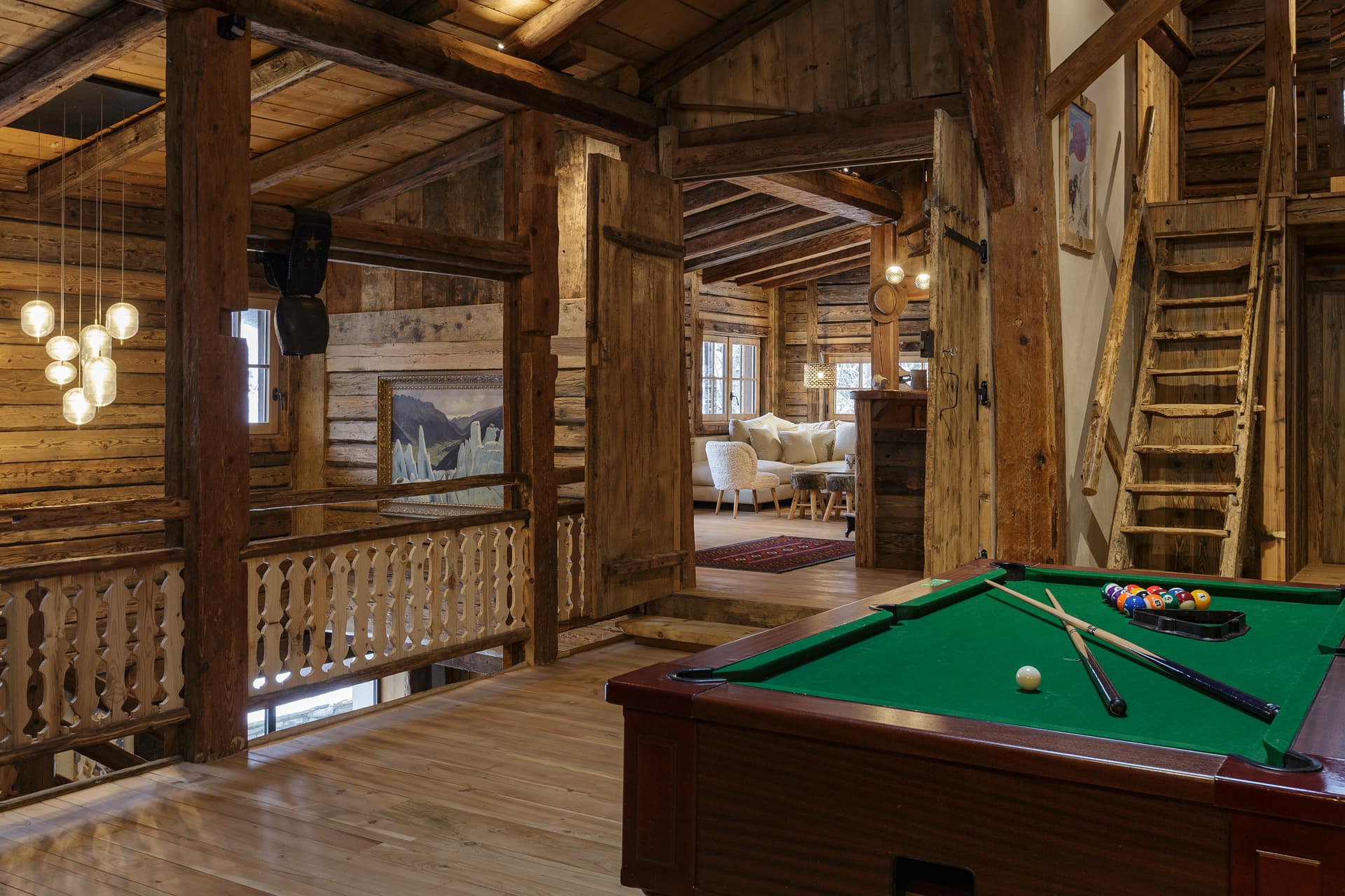 Salle à manger du chalet Le Solerey pour 14 personnes