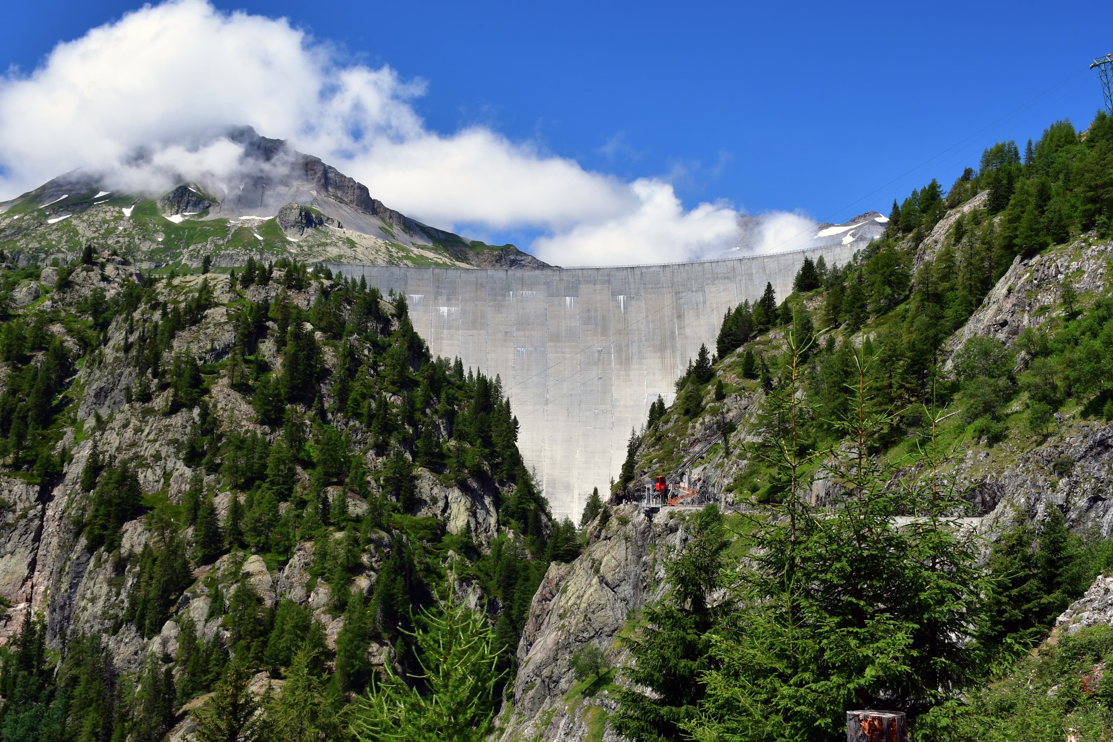 Barrage d'Emosson, activité familiale vallée de Chamonix