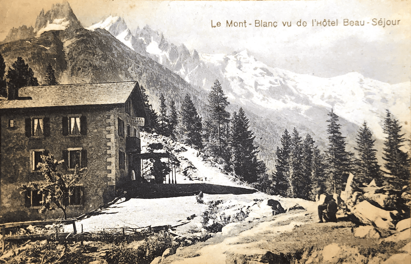 L'hôtel Beau-Séjour au Lavancher, Chamonix